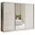 masseno Schwebetürenschrank PINA 250 x 205 x 58 cm Kaschmir/Beige