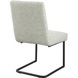 Set One by Musterring Esszimmerstuhl »Tracy« () 2er-Set, Freischwingergestell schwarz, Sitz aus Webstoff, B52 x T65 cm
