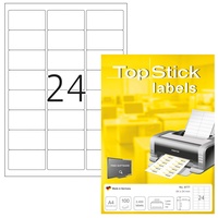 Topstick 8777 Adressetiketten, 1000 Blatt, 64 x 34 mm,