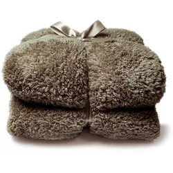 Unique Living Decke Teddy 150x200cm Taupe