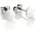 Boccia Titanium Ohrstecker 0581-01 Keramik Titan weiß