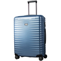 TITAN Reisekoffer  LITRON Trolley 69 cm   4 Rollen 80 l - Blau