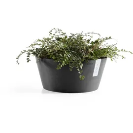 Ecopots Frankfurt Ø 41 x 18 cm Dunkelgrau