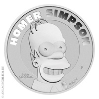 1 oz Silber Homer Simpson 2022 BU