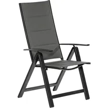 Merxx Florenz Klappsessel 63 x 73 x 118 cm graphit/grau