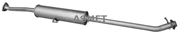 ASMET Mittelschalldämpfer 13029 mitte für HONDA