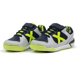 Munich One Velcro 76 Hallenfußballschuhe - Grey - EU 31