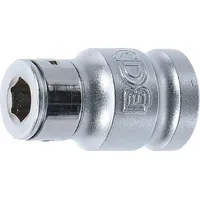 BGS 293 | Bit-Adapter mit Haltekugel Innenvierkant 12,5 mm (1/2") Innensechskant 8 mm (5/16")