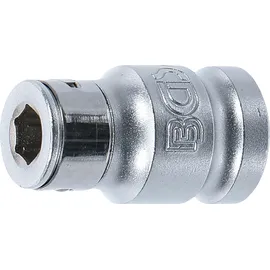 BGS 293 | Bit-Adapter mit Haltekugel Innenvierkant 12,5 mm (1/2") Innensechskant 8 mm (5/16")