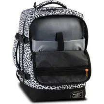 Heinrich Sieber Cabin Pro Small 2-Rollen 56 cm / 30 l schwarz/weiß