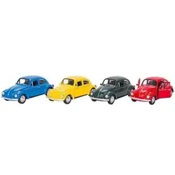 GOKI 12130 1:34 VW Käfer (1960), Spritzguss, 4-fach sortiert