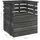vidaXL Gartensessel 70 x 65 x 71 cm grau 1 St.