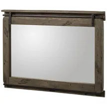 Massivmoebel24 Spiegel Mango 114 x 80 cm Grau