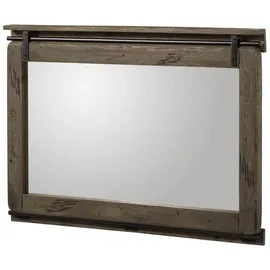 Massivmoebel24 Spiegel Mango 114 x 80 cm Grau