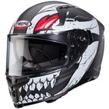 Caberg Avalon X Punk Integralhelm - Matt Schwarz/Weiß - S