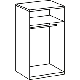 WIMEX Kleiderschrank WIMEX "New York", braun (plankeneichefarben), B:90cm H:208cm T:58cm, Schränke, Kleiderschrank, in vielen Breiten, 208 oder 236cm hoch