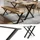 Vicco Tischbeine X-Form 70 x 72 x 8 cm