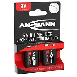Ansmann Rauchmelderbatterie 9V (2 St.)
