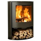 Panadero Kaminofen Tahoe  (6,7 kW, Raumheizvermögen: 200 m3, Material Verkleidung: Stahl, Schwarz Metallic)