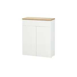 Composad Schuhkommode ¦ weiß ¦ Maße (cm): B: 82,3 H: 102 T: 35.2