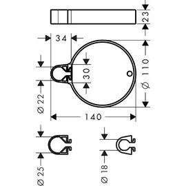 Hansgrohe Seifenschale Chrom