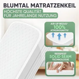 Blumtal Matratzenkeil Ritzenfüller 200 cm Länge - Lückenfüller Matratze - Ritzenfüller für Matratzen jeder Größe - festsitzender Bettkeil -...
