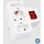 HEITECH PROMOTION GMBH Steckdosenadapter 3-fach Weiß 10 St.