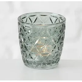 Boltze Teelichthalter Marilu Glas grün