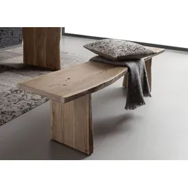 Massivmoebel24 Baumbank 160 x 45 x 38 cm natur lackiert / Akazie