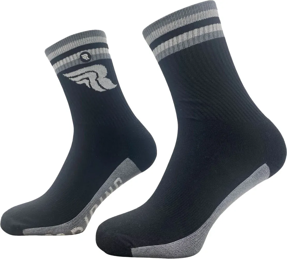 Riding Culture Go Riding, chaussettes unisexes - Noir/Gris Clair/Blanc - 44-47 EU