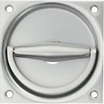 KWS Klappringmuschelgriff 5016 Ausführung 90 x 90 mm silber eloxiert