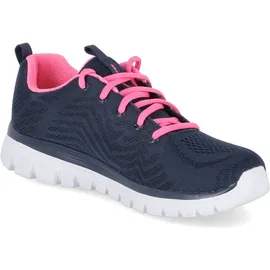 SKECHERS Graceful - Get Connected Navy / Pink 40