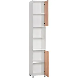 Procontour Betty Hochschrank 35 x 192 cm Weiß Holz