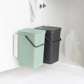 Brabantia Sort & Go 16 l 2er Set dark grey/jade green