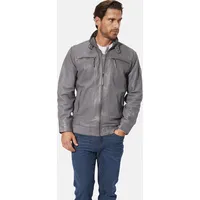 Babista Lederjacke CORIETTA", grau- 58,