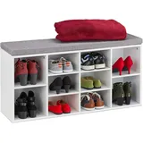 Relaxdays Schuhschrank, Cal 104 x 52,5 cm,