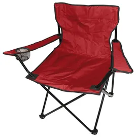 Mojawo Camping Set Campingtisch 50 cm 2 Campingstuhl Rot