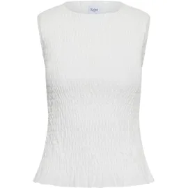 St Tropez Ärmellose Bluse NaciaSZ Weiß M