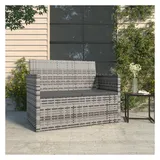 vidaXL Gartenbank 105 x 75 x 56 cm Grau