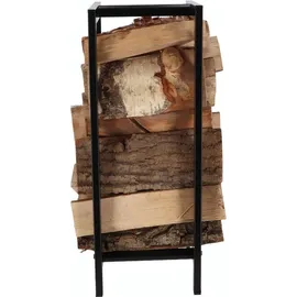 Esschert Design Kaminholzregal 30 x 24 x 60 cm schwarz