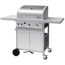 LUND Gasgrill 12,8 kW 3+1 Brenner Edelstahl