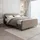 beautysofa LEA 180 x 200 cm Beige/Bronze