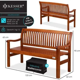 Kesser Gartenbank 125 cm Braun
