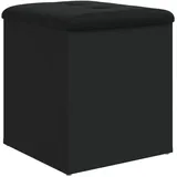 vidaXL Polsterbank mit Stauraum Schwarz 42 x 42 x 45 cm