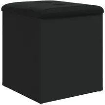 vidaXL Polsterbank mit Stauraum Schwarz 42 x 42 x 45 cm