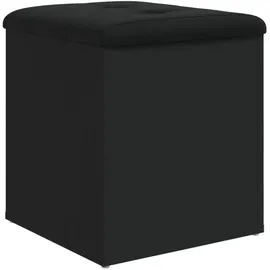 vidaXL Polsterbank mit Stauraum Schwarz 42 x 42 x 45 cm