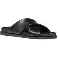 GEOX Damen D ADELASH B Slide Sandal, Black, 40