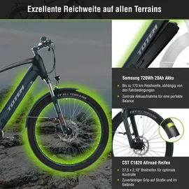 TOTEM Mythos 2023 46 Zoll RH 46 cm Unisex schwarz