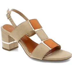 Beige Sandalen Marco Tozzi Absatzschuhe, 36