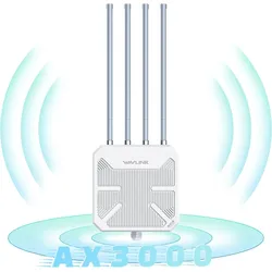 WAVLINK Langstrecken-WLAN-Repeater für den Außenbereich, leistungsstarke WLAN-Signalverstärker-Antenne